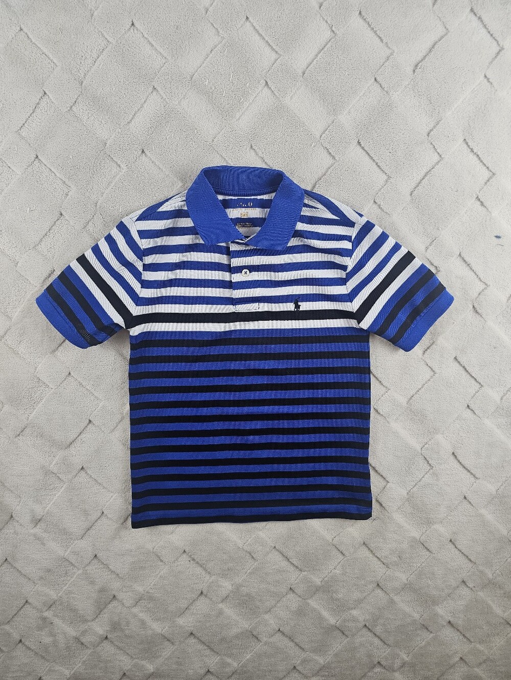 Polo Ralph Lauren Boys Striped Polo Shirt Youth Small (6) Stripe Multi Color